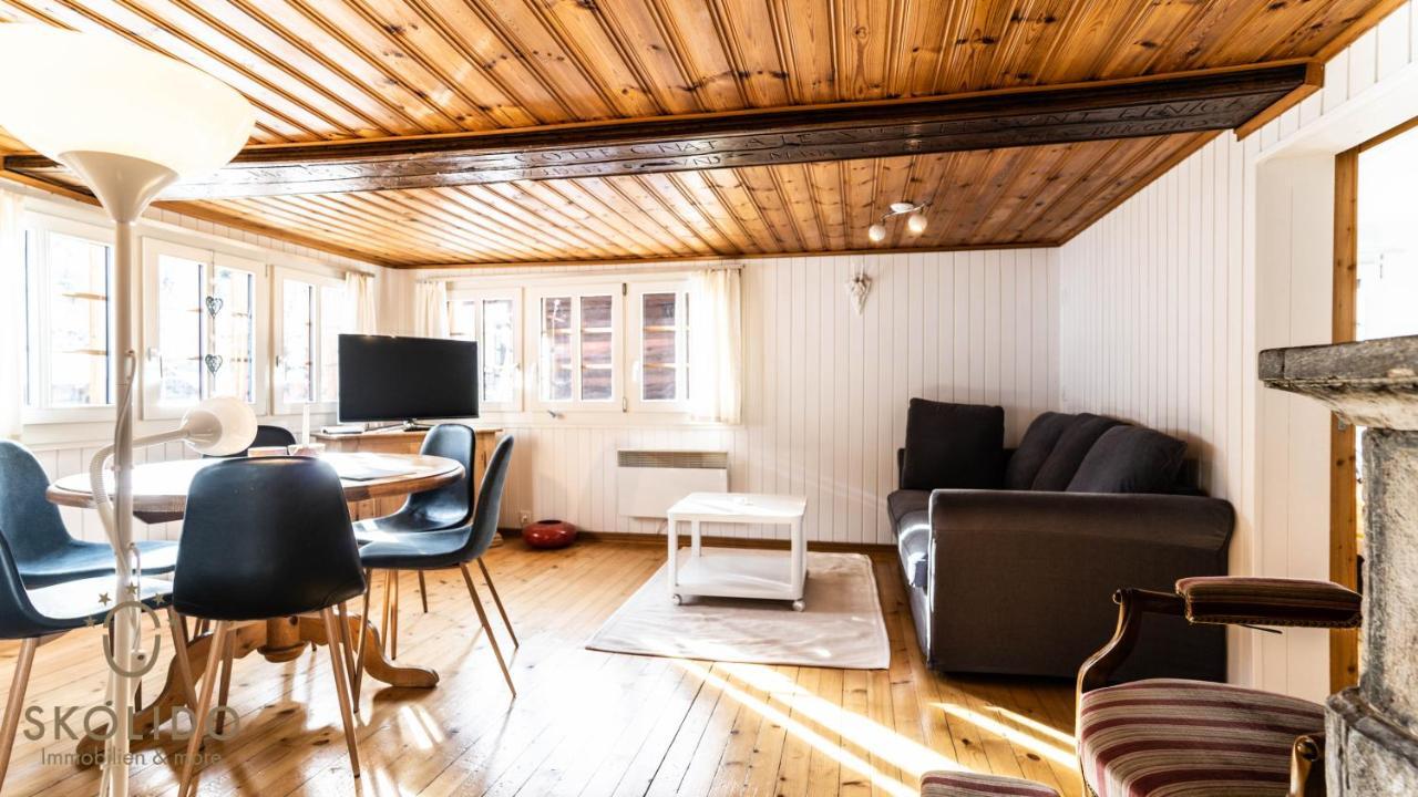 Heimeliges Walliserhaus Fiesch Buitenkant foto