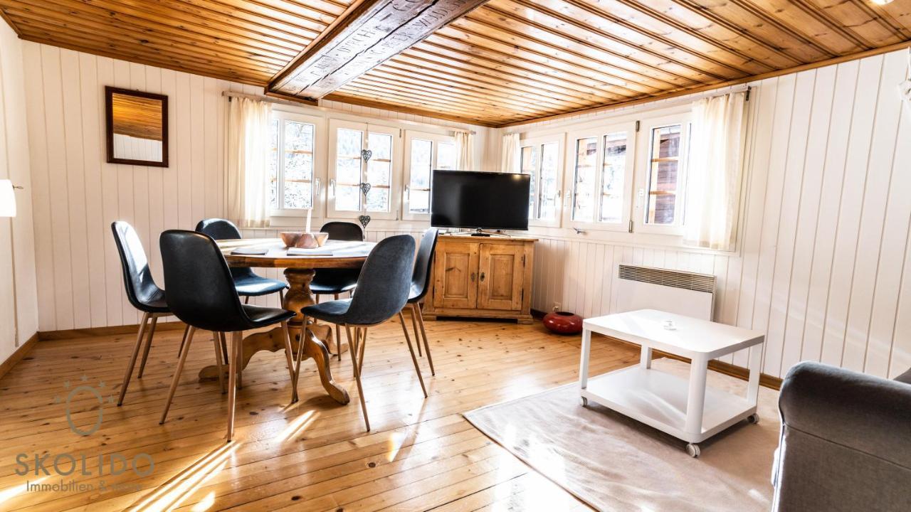 Heimeliges Walliserhaus Fiesch Buitenkant foto